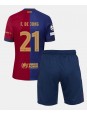 Barcelona Frenkie de Jong #21 Kotipaita Lasten 2024-25 Lyhythihainen (+ shortsit)